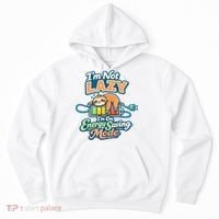 I'm Not Lazy I'm On Energy Saving Mode Funny Sloth Hoodie thumb 0
