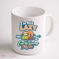 I'm Not Lazy I'm On Energy Saving Mode Funny Sloth Coffee Mug thumb 1