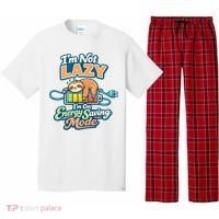 I'm Not Lazy I'm On Energy Saving Mode Funny Sloth Pajama Set thumb 0