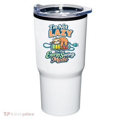 I'm Not Lazy I'm On Energy Saving Mode Funny Sloth Tumbler