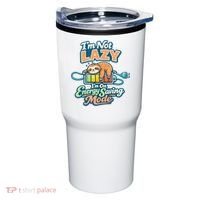 I'm Not Lazy I'm On Energy Saving Mode Funny Sloth Tumbler thumb 0