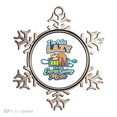 I'm Not Lazy I'm On Energy Saving Mode Funny Sloth Ornament