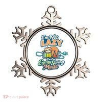 I'm Not Lazy I'm On Energy Saving Mode Funny Sloth Ornament thumb 0