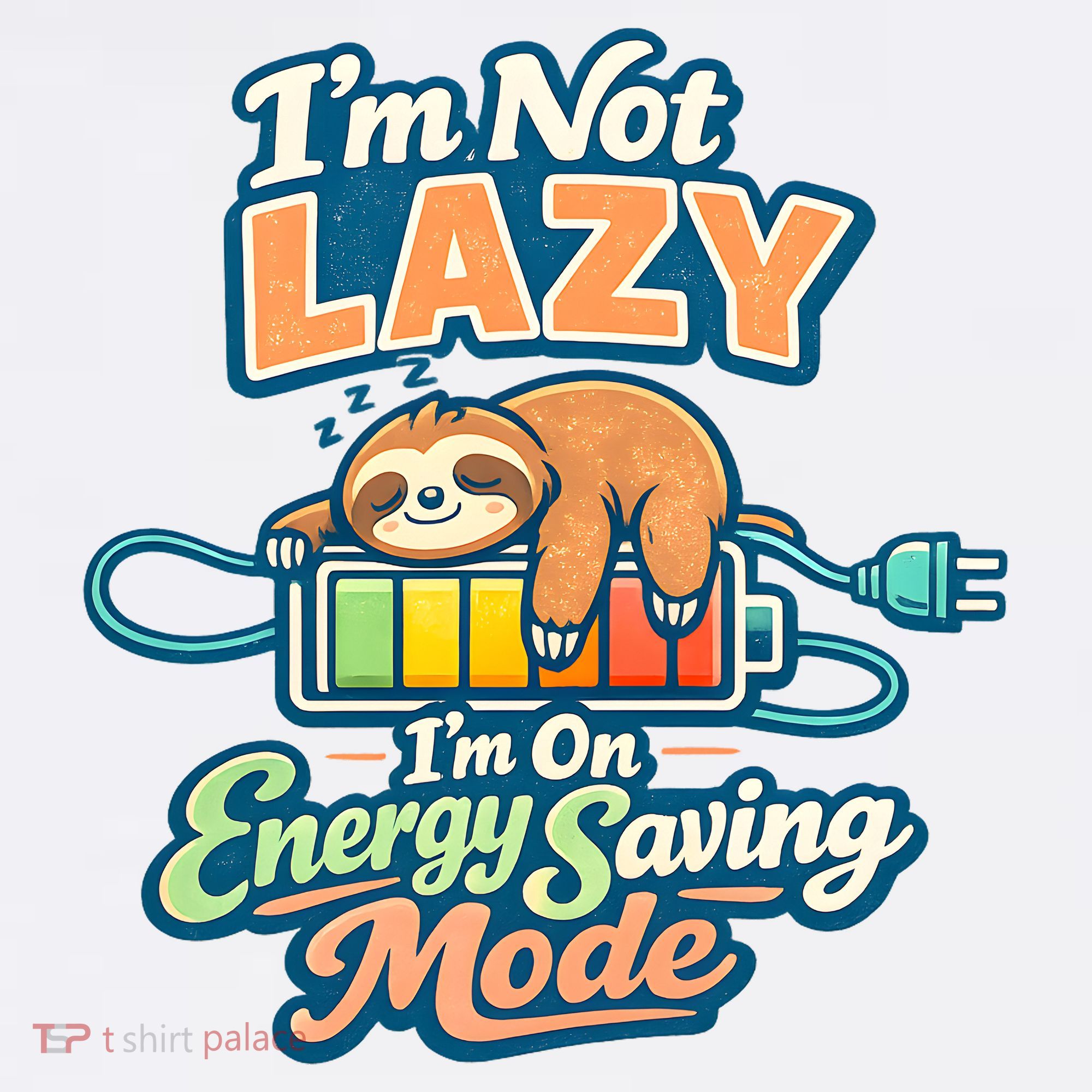 I'm Not Lazy I'm On Energy Saving Mode Funny Sloth Ornament