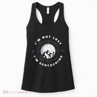 IM Not Lost IM Geocacher Funny Geocacher Geocache Women's Tank Top thumb 0
