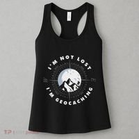 IM Not Lost IM Geocacher Funny Geocacher Geocache Women's Tank Top thumb 3