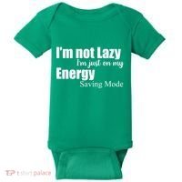 I'm Not Lazy I'm Just On My Energy Saving Mode Baby Bodysuit thumb 0
