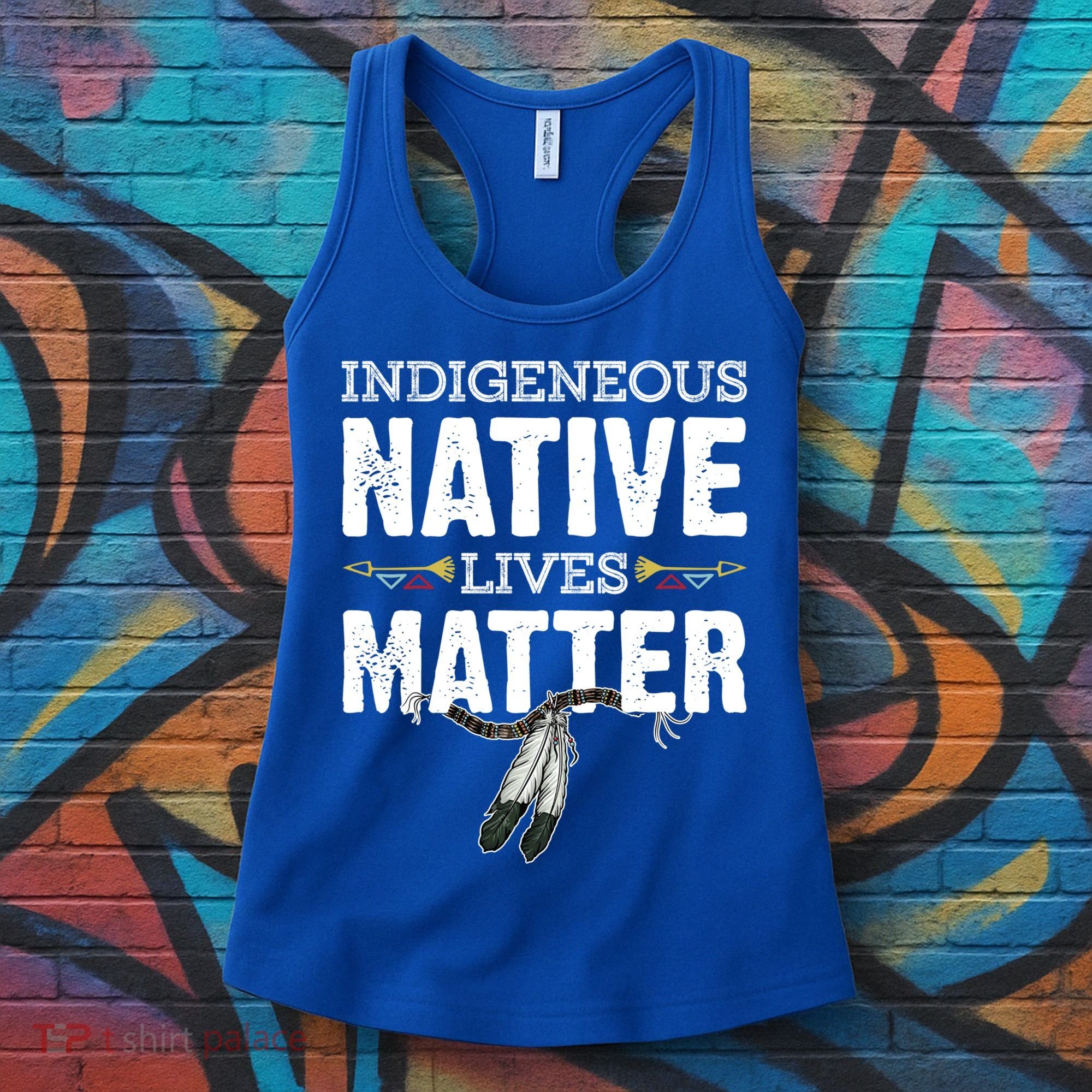 Indigenous Native Lives Matter Native American Day Indian Great Gift Women's Tank Top