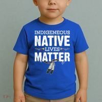 Indigenous Native Lives Matter Native American Day Indian Great Gift Toddler T-Shirt thumb 2