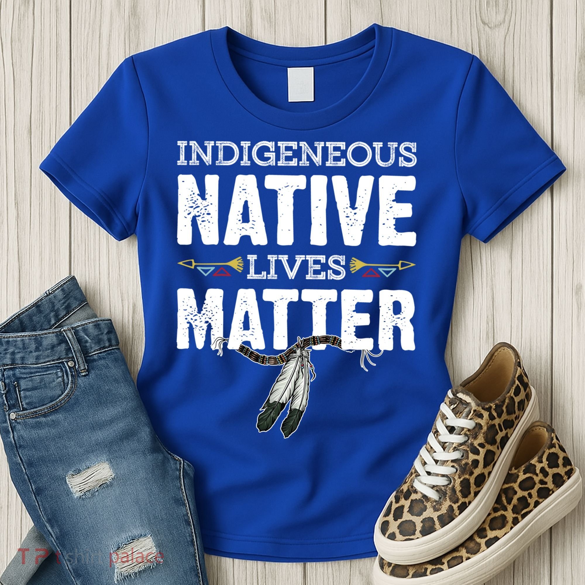 Indigenous Native Lives Matter Native American Day Indian Great Gift Women's T-Shirt