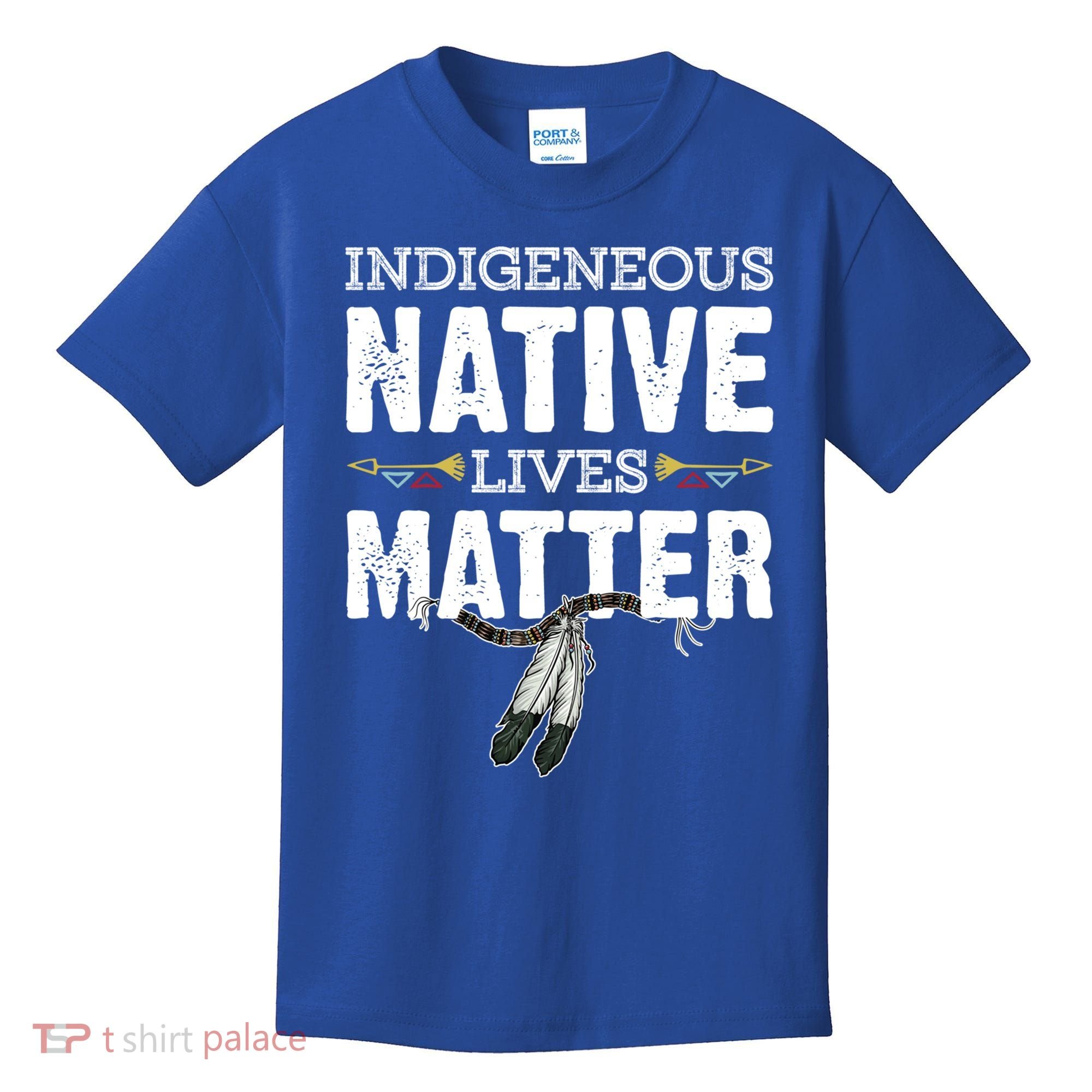 Indigenous Native Lives Matter Native American Day Indian Great Gift Kids T-Shirt