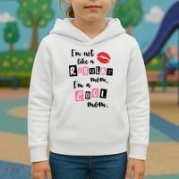 I'm Not Like A Regular Mom I'm A Cool Mom Kids Hoodie thumb 3