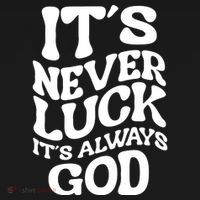 Its Never Luck Its Always God Retro Groovy Tote Bag thumb 4