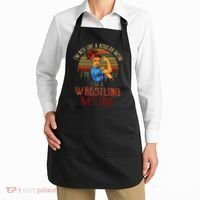 Im Not Like A Regular Mom Im A Wrestling Mom Apron thumb 2