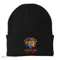 Im Not Like A Regular Mom Im A Wrestling Mom Beanie thumb 0