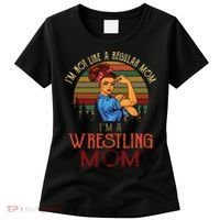 Im Not Like A Regular Mom Im A Wrestling Mom Women's T-Shirt thumb 0