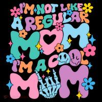Im Not Like A Regular Mom Im Cool Mom Women's Hoodie thumb 2