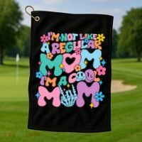 Im Not Like A Regular Mom Im Cool Mom Golf Towel thumb 1