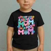 Im Not Like A Regular Mom Im Cool Mom Toddler T-Shirt thumb 2