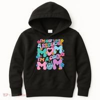 Im Not Like A Regular Mom Im Cool Mom Kids Hoodie thumb 0