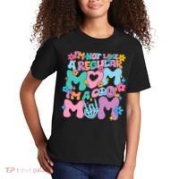 Im Not Like A Regular Mom Im Cool Mom Kids T-Shirt thumb 2
