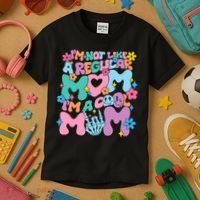 Im Not Like A Regular Mom Im Cool Mom Kids T-Shirt thumb 3