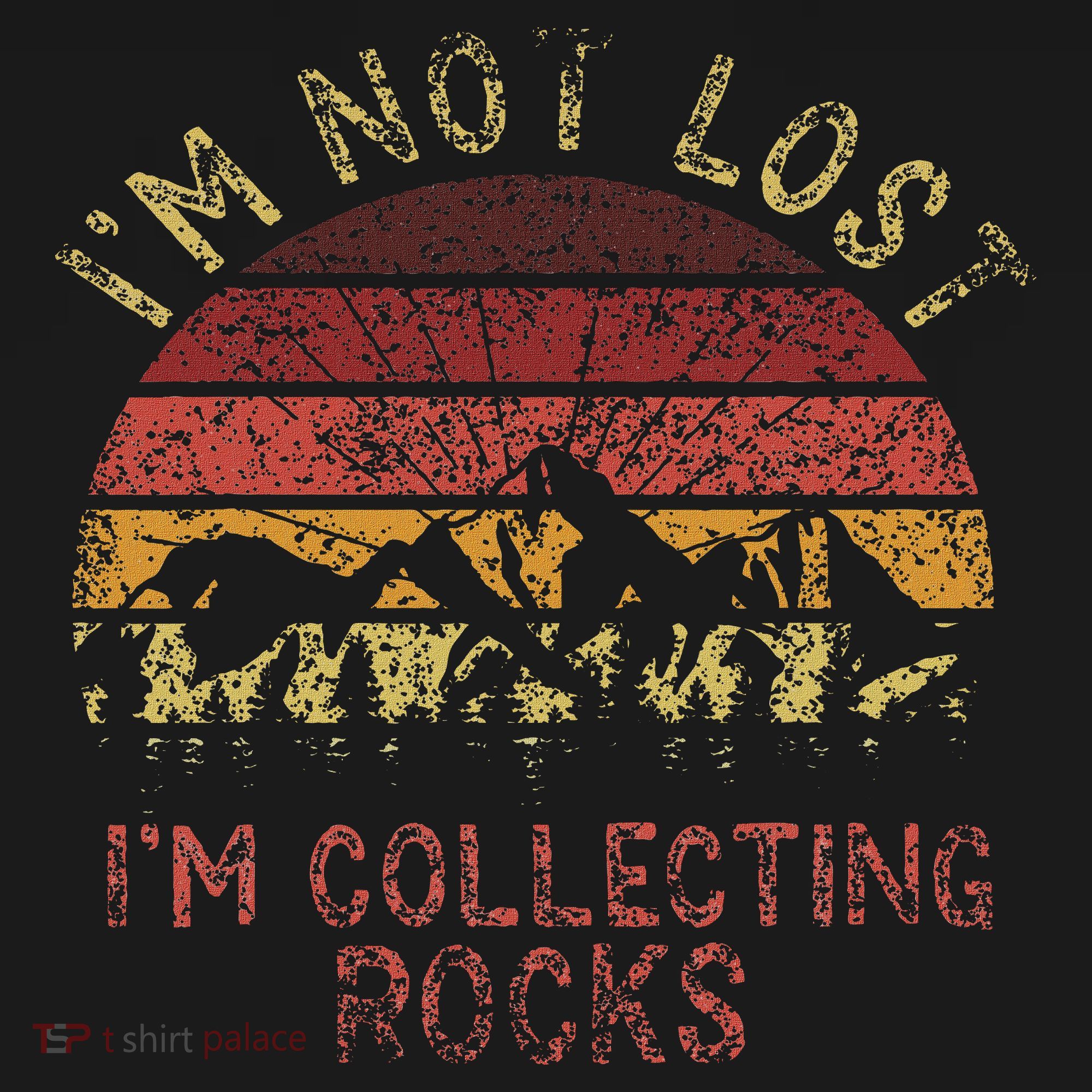 I'm Not Lost I'm Collecting Rocks Geology Stone Geologist Hoodie