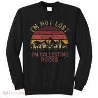 I'm Not Lost I'm Collecting Rocks Geology Stone Geologist Sweatshirt thumb 0