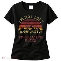 I'm Not Lost I'm Collecting Rocks Geology Stone Geologist Women's T-Shirt thumb 0