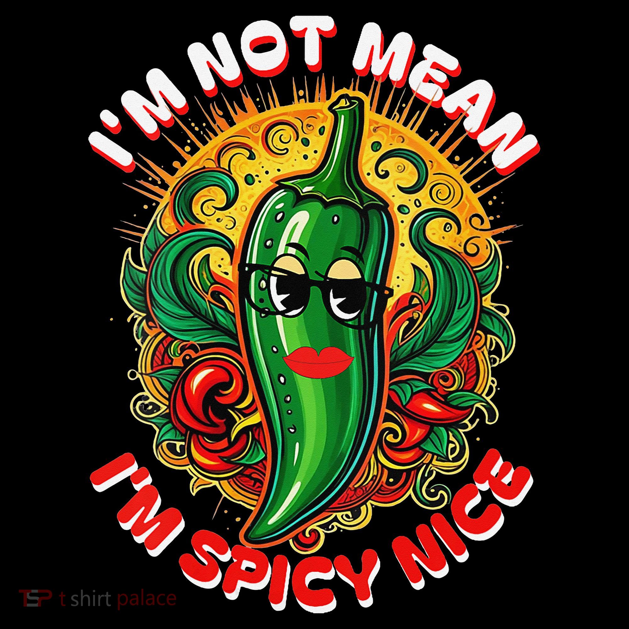 Im Not Mean Im Spicy Nice Sarcastic Humor Sarcasm Funny Gift Coffee Mug