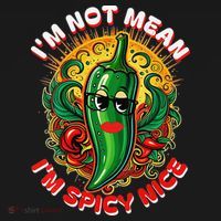 Im Not Mean Im Spicy Nice Sarcastic Humor Sarcasm Funny Gift Women's Hoodie thumb 2