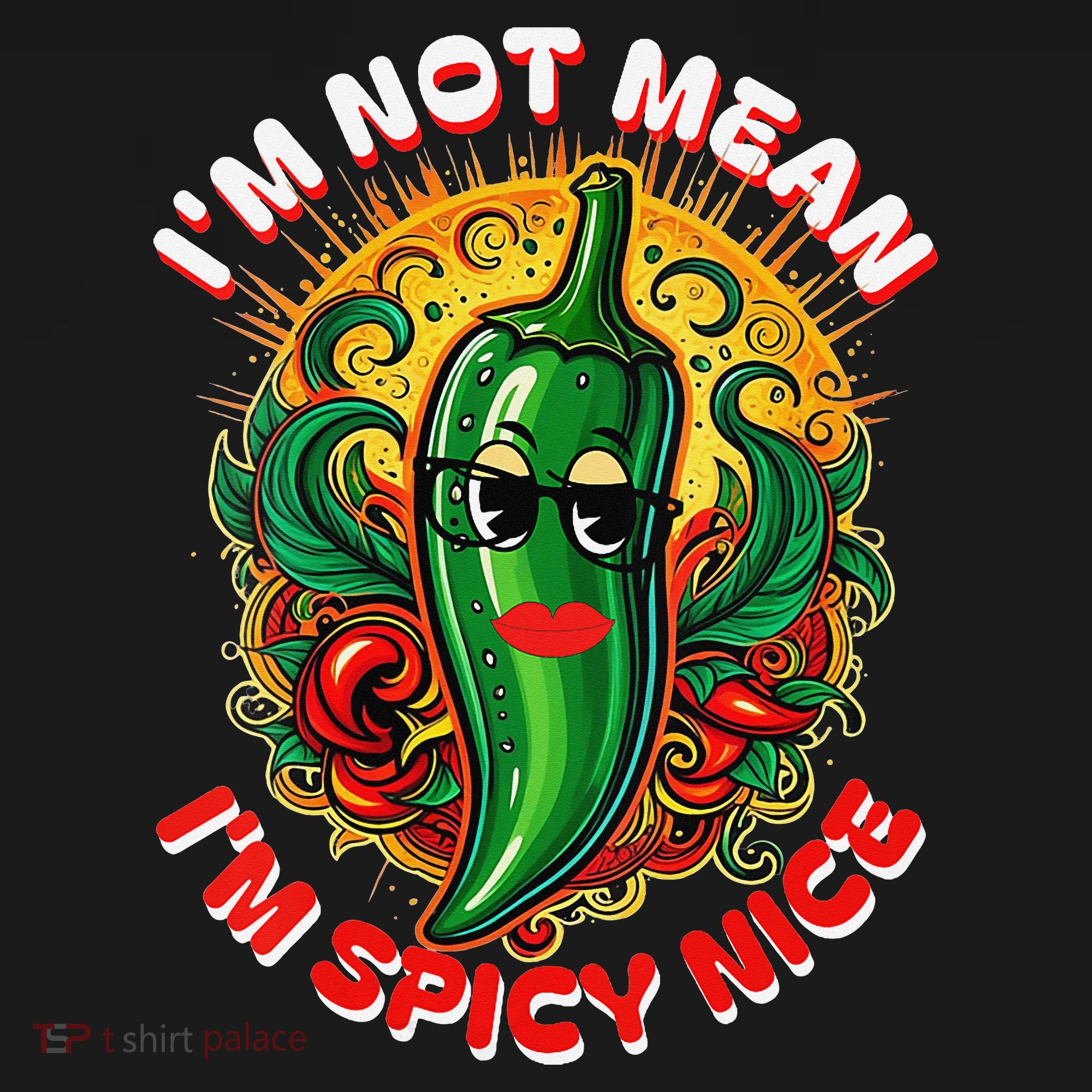 Im Not Mean Im Spicy Nice Sarcastic Humor Sarcasm Funny Gift Women's Hoodie