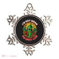 Im Not Mean Im Spicy Nice Sarcastic Humor Sarcasm Funny Gift Ornament thumb 0