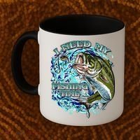 I Need My Fishing Time Coffee Mug thumb 2