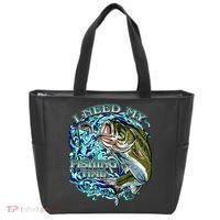 I Need My Fishing Time Tote Bag thumb 0