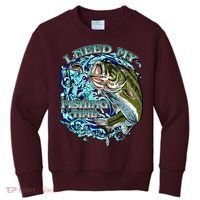 I Need My Fishing Time Kids Sweatshirt thumb 0