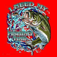 I Need My Fishing Time Santa Hat thumb 1