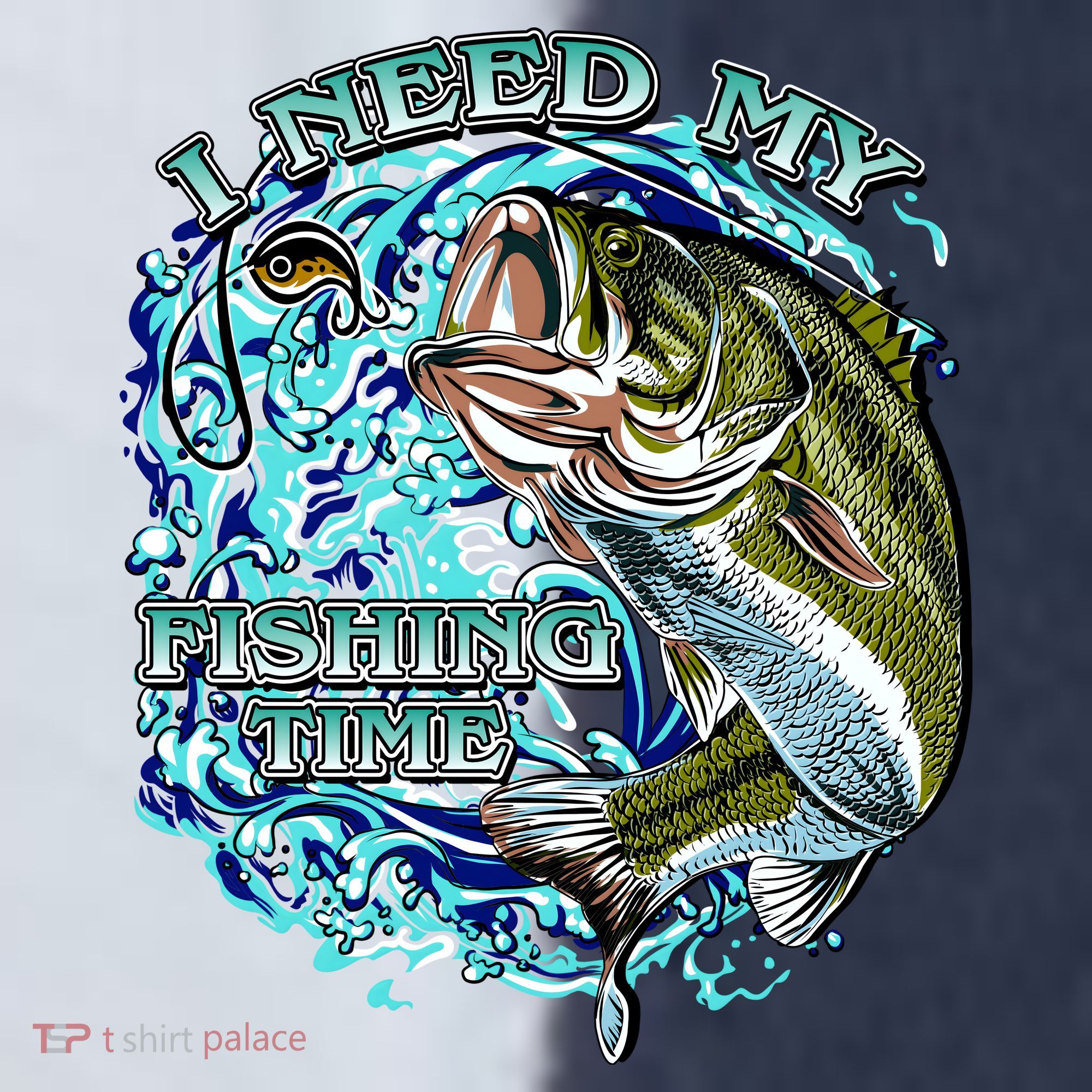 I Need My Fishing Time Sport-Tek Competitor United Soccer Jersey