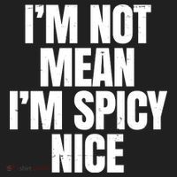 Im Not Mean Im Spicy Nice Funny Beanie thumb 2