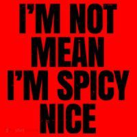 Im Not Mean Im Spicy Nice Funny Santa Hat thumb 1