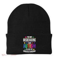I'm Not Misbehaving Gift I Have Autism Please Understand Gift Beanie thumb 0
