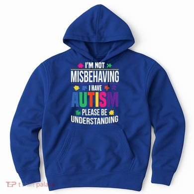 I'm Not Misbehaving Gift I Have Autism Please Understand Gift Hoodie