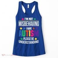 I'm Not Misbehaving Gift I Have Autism Please Understand Gift Women's Tank Top thumb 0