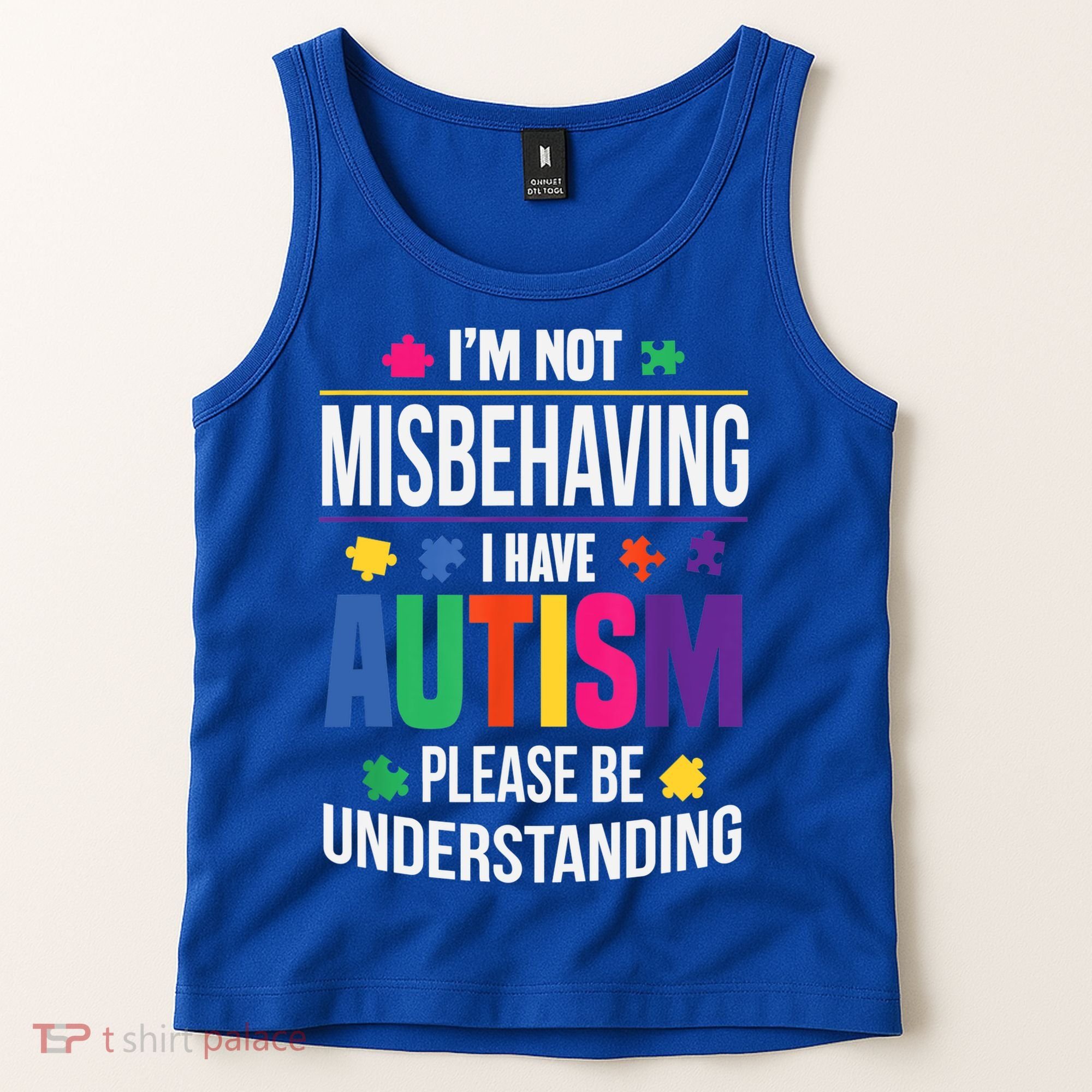 I'm Not Misbehaving Gift I Have Autism Please Understand Gift Tank Top