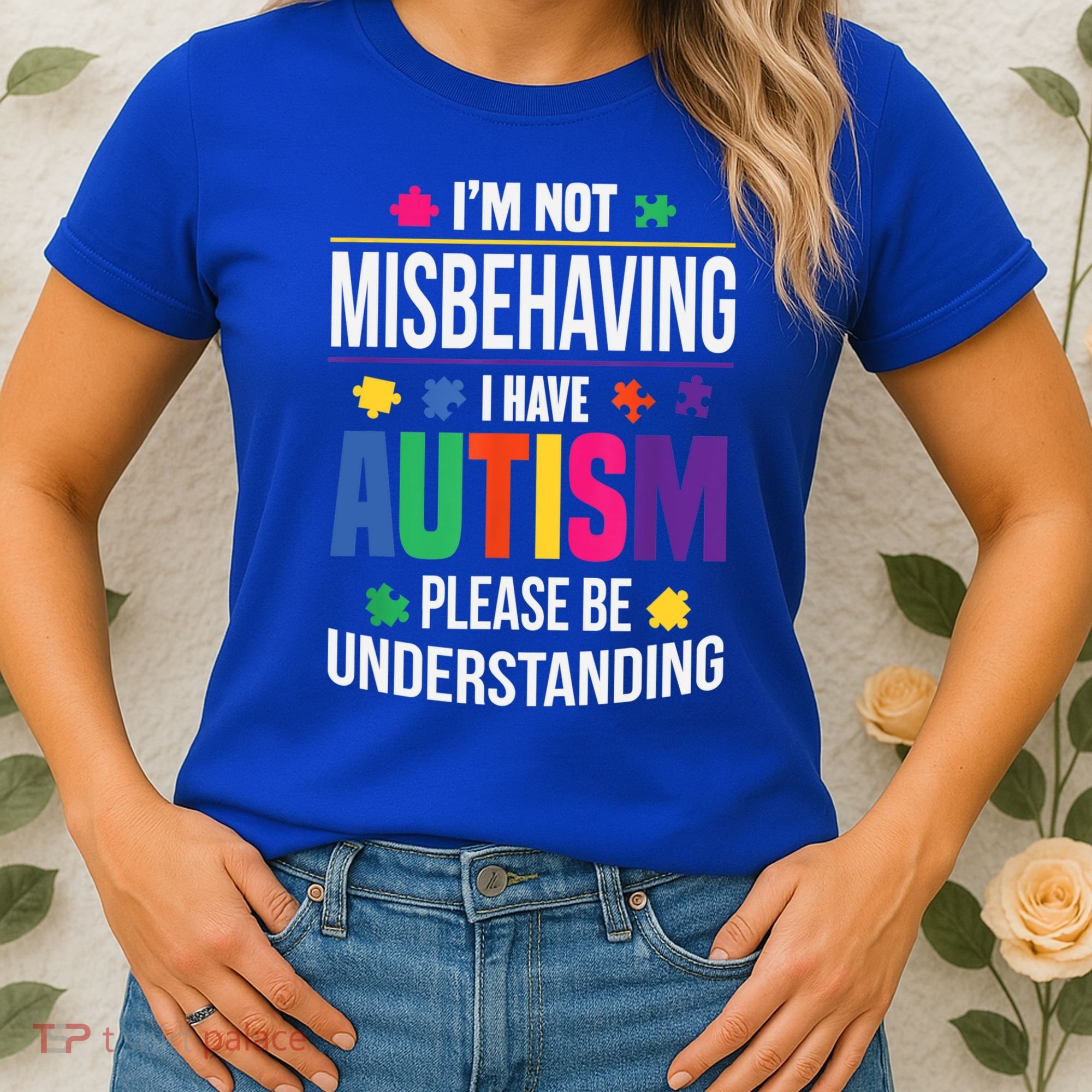 I'm Not Misbehaving Gift I Have Autism Please Understand Gift Women's T-Shirt