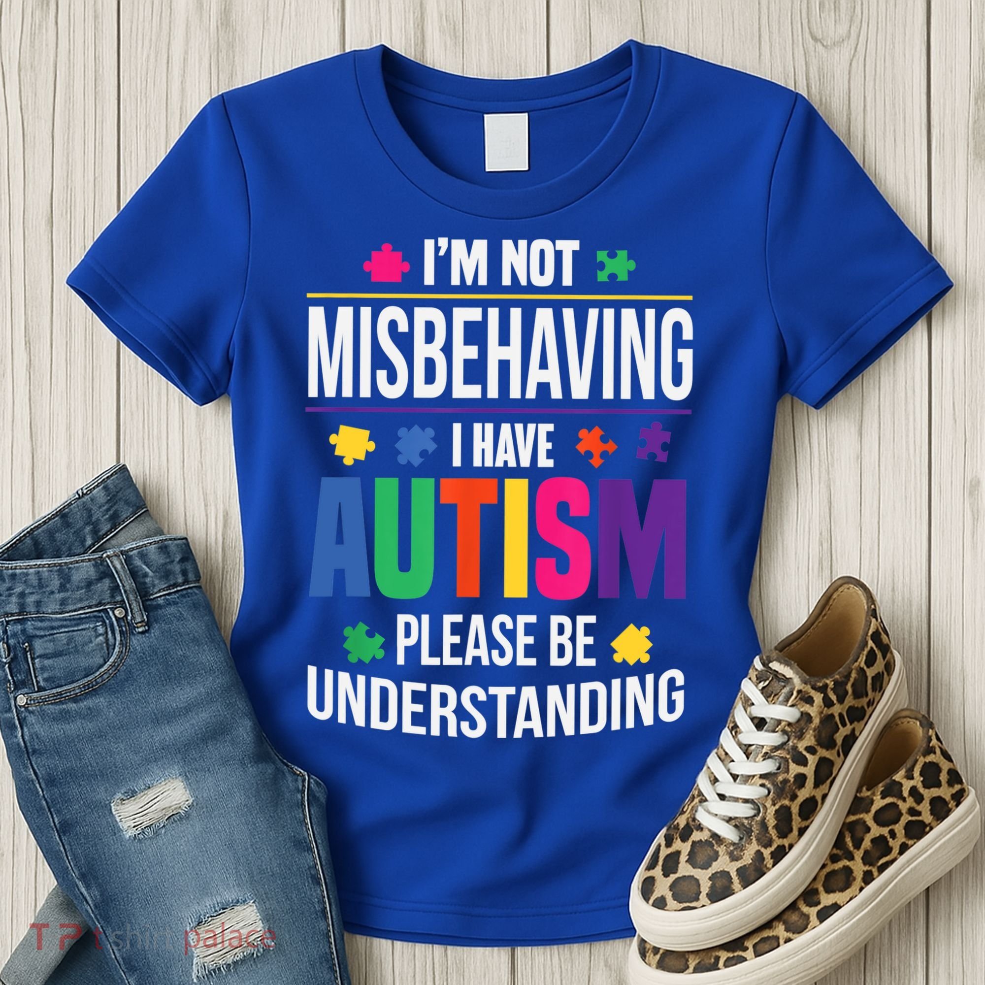 I'm Not Misbehaving Gift I Have Autism Please Understand Gift Women's T-Shirt