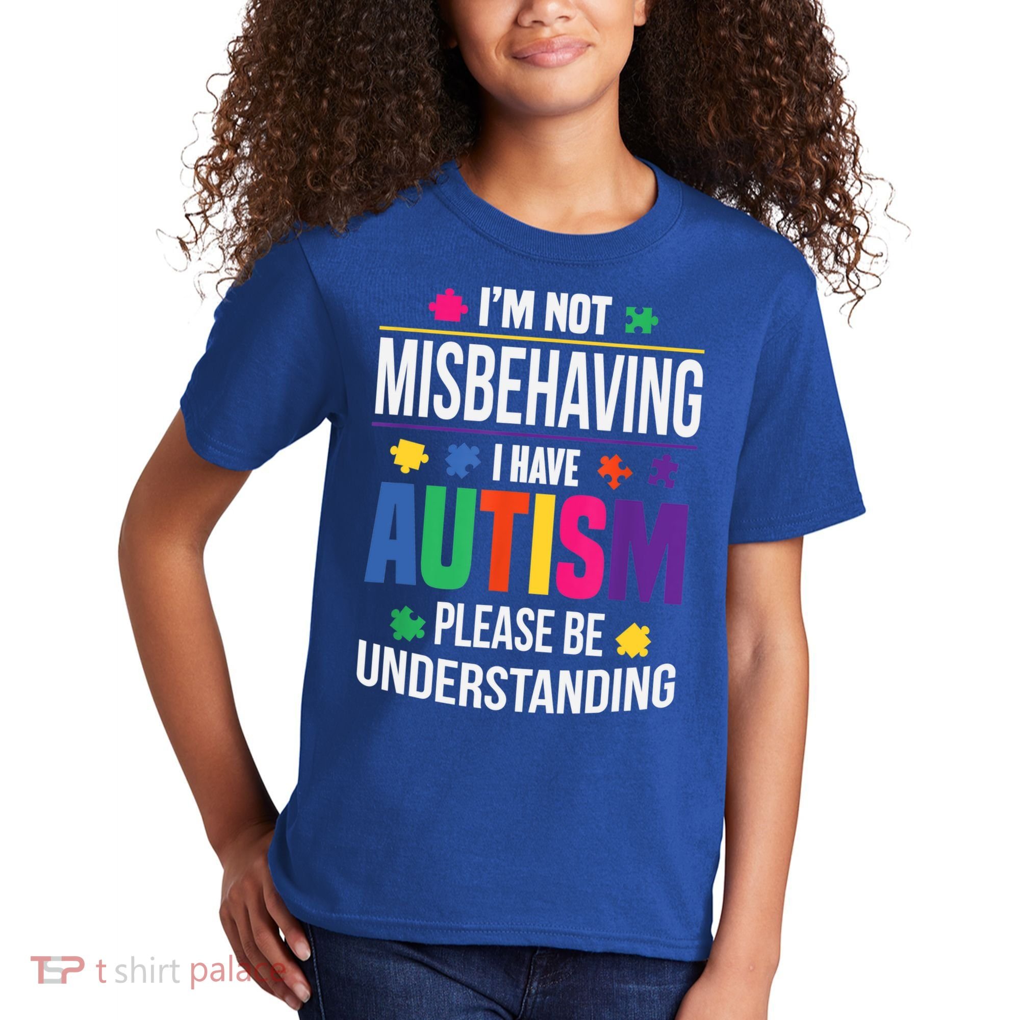 I'm Not Misbehaving Gift I Have Autism Please Understand Gift Kids T-Shirt