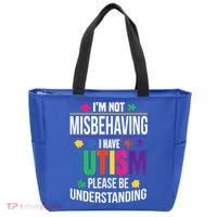 I'm Not Misbehaving Gift I Have Autism Please Understand Gift Tote Bag thumb 0