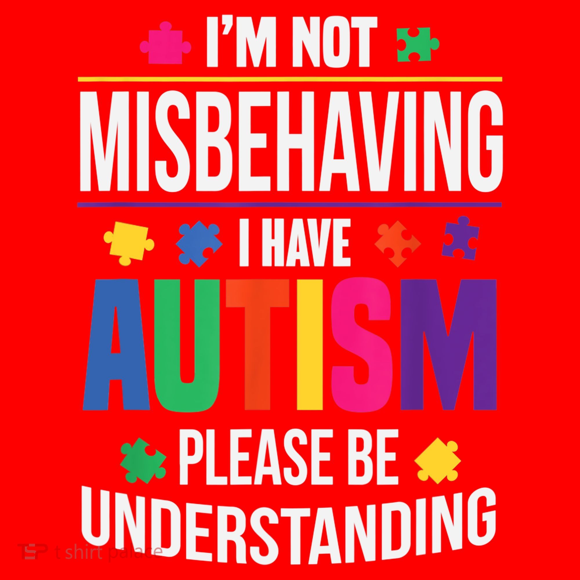 I'm Not Misbehaving Gift I Have Autism Please Understand Gift Santa Hat