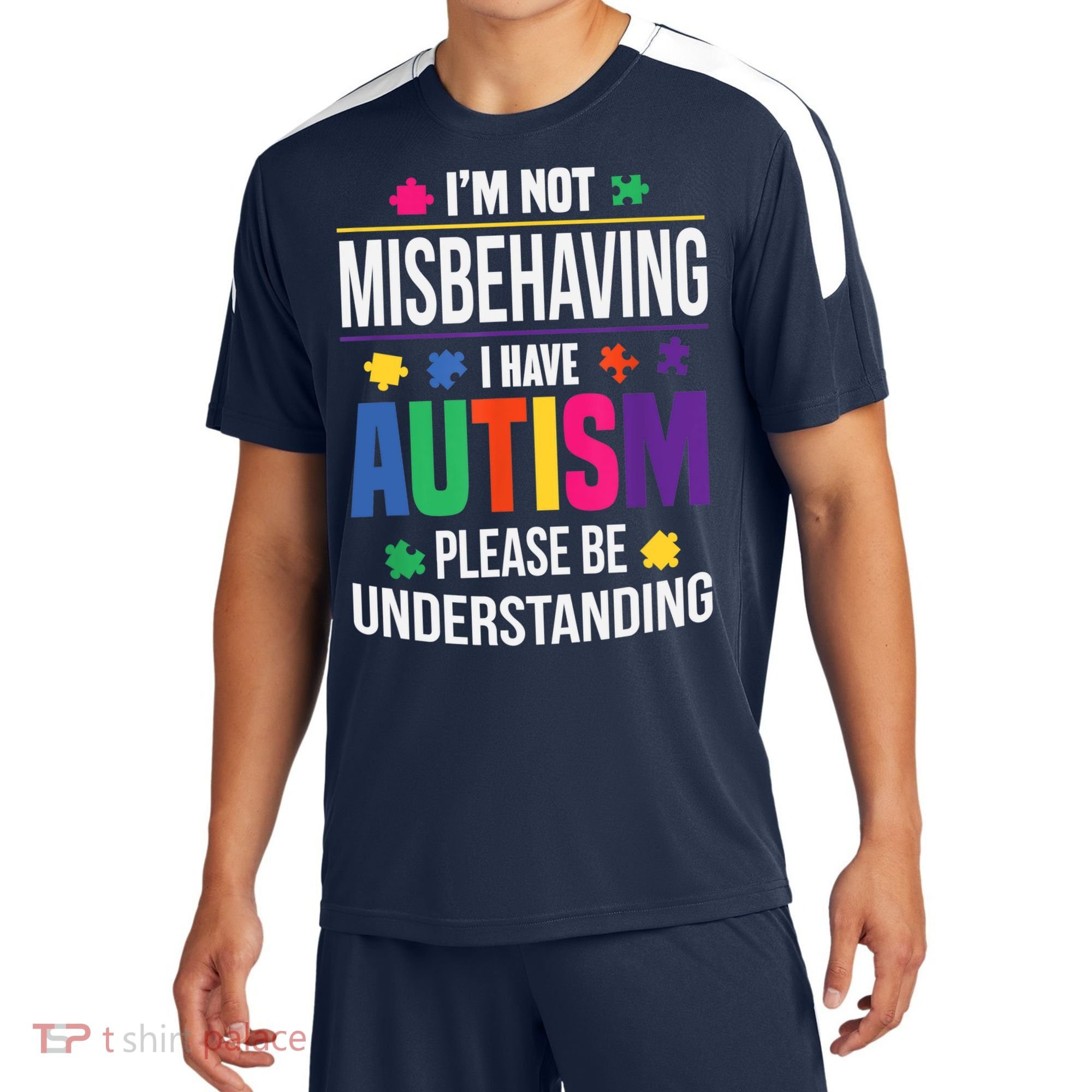 I'm Not Misbehaving Gift I Have Autism Please Understand Gift Sport-Tek Competitor United Soccer Jersey